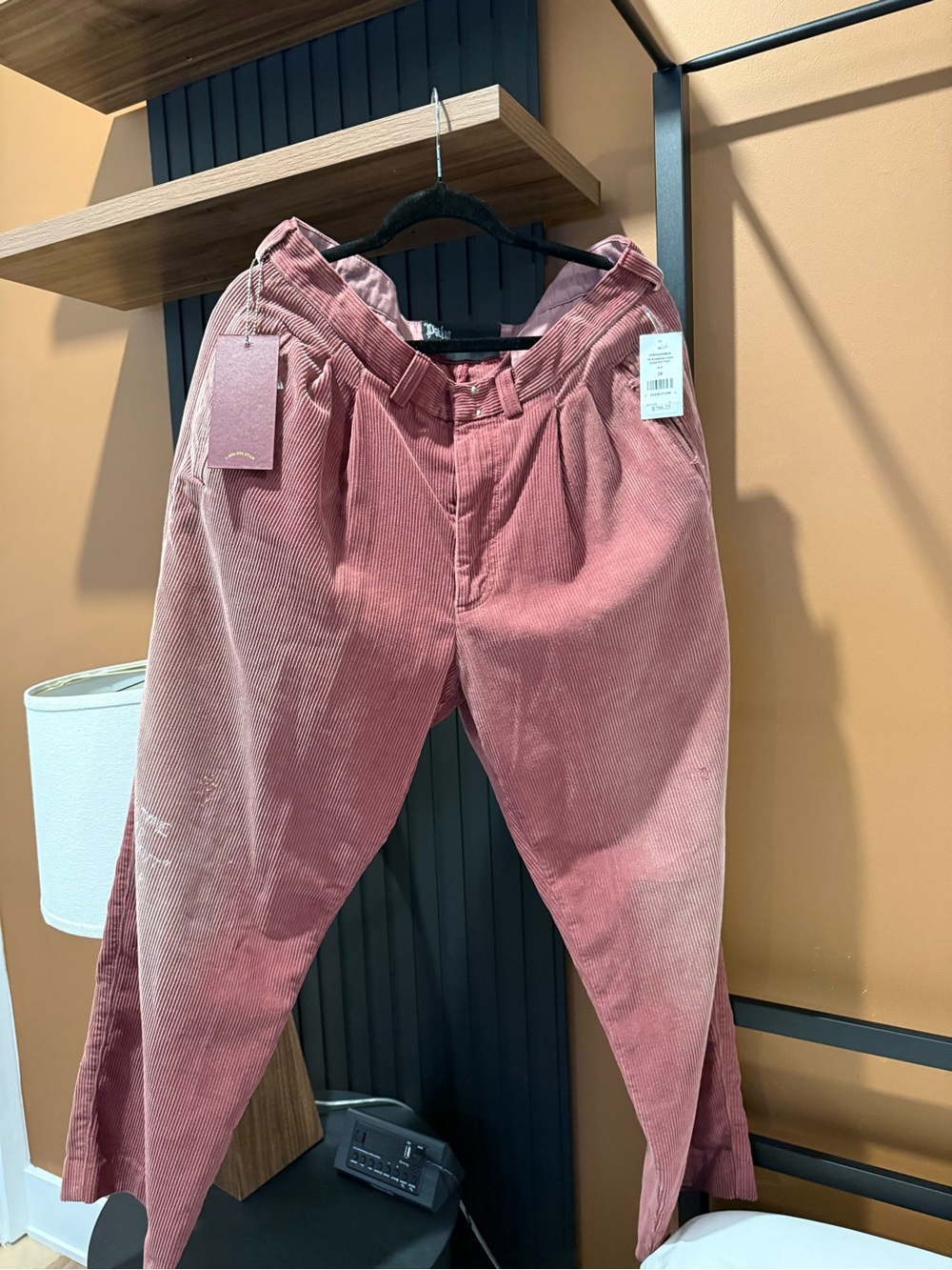 Paly Hollywood Synanon Cord Pleated trousers size 38